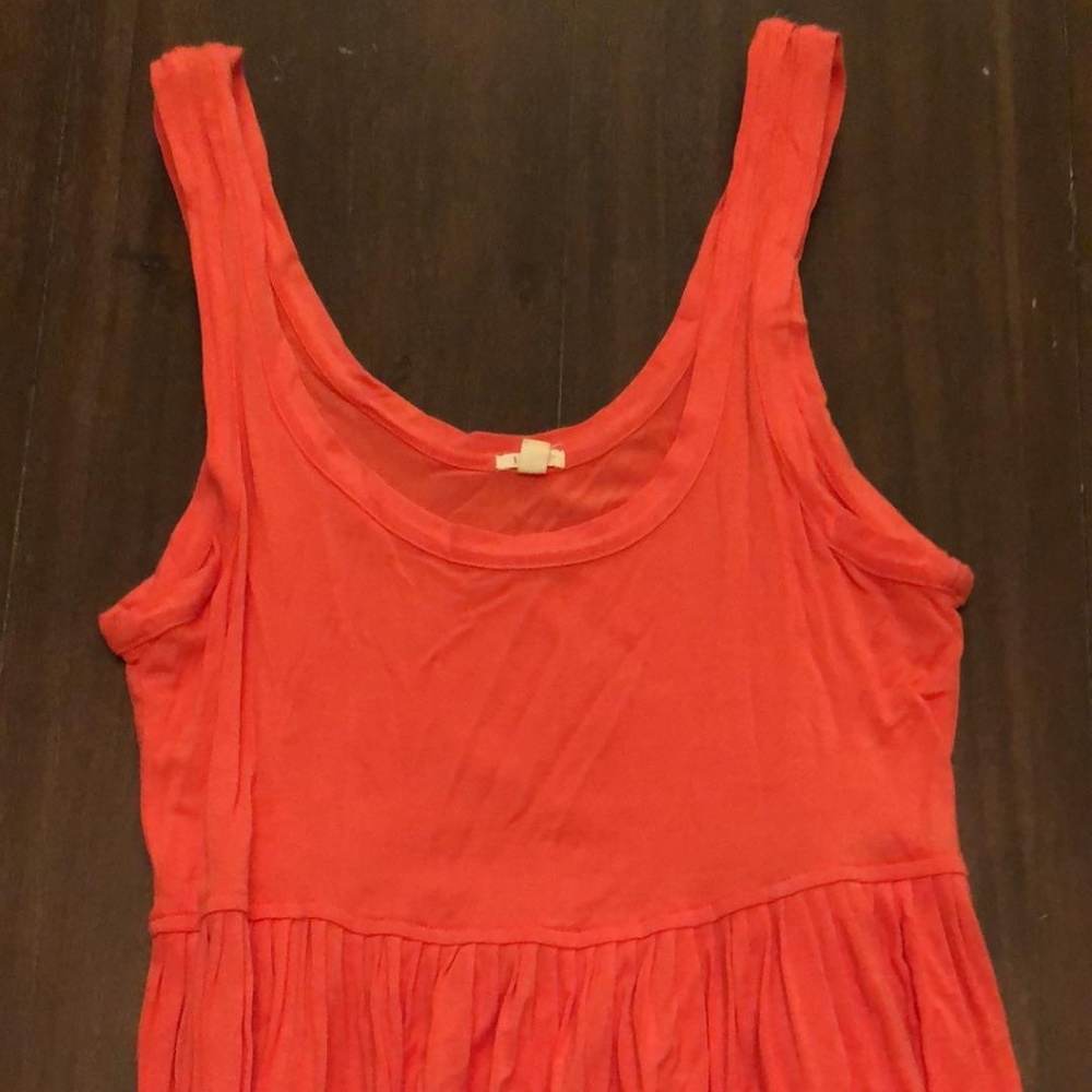 Orange J. Crew Tank Dress